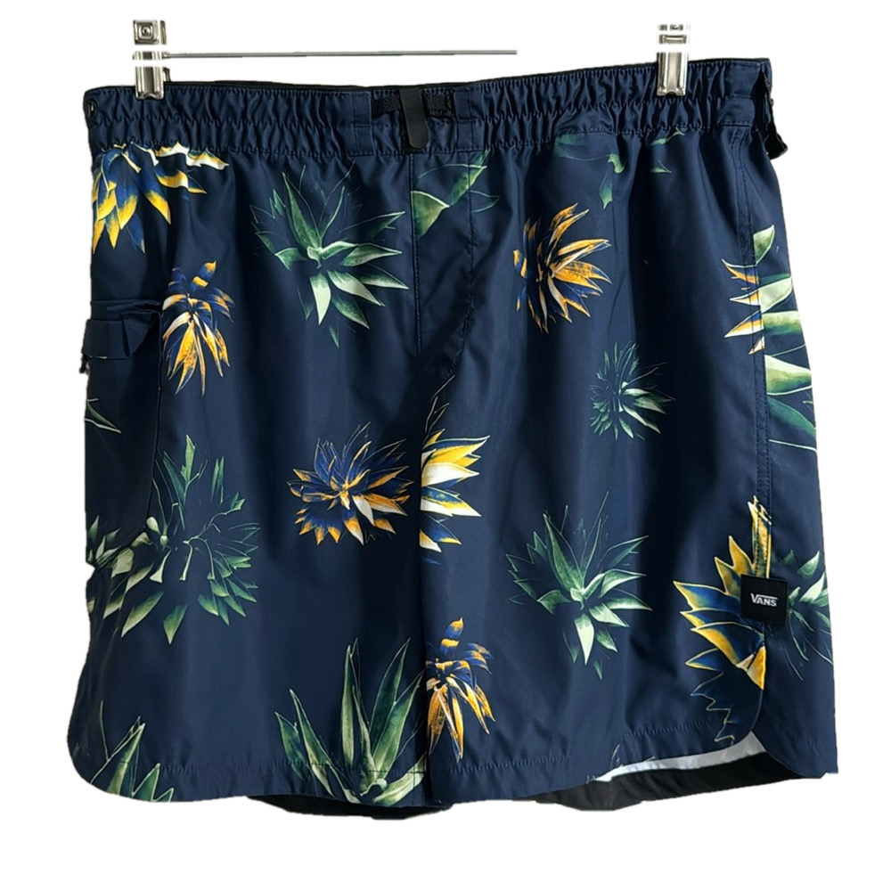Vans Surf Volley Shorts Dress Blues/ Succulent Floral Size Medium
